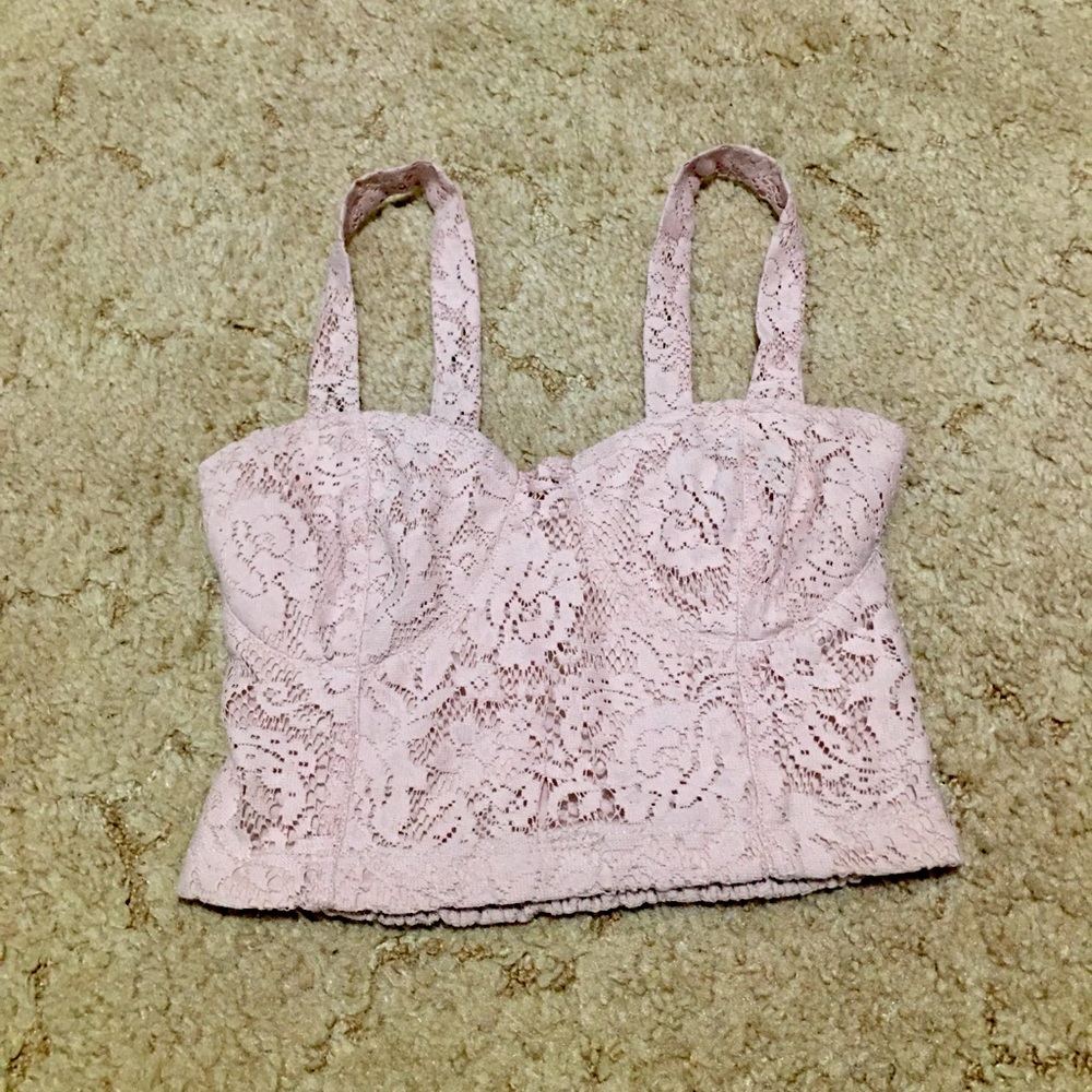 ❌SOLD❌Light Pink Crop Top